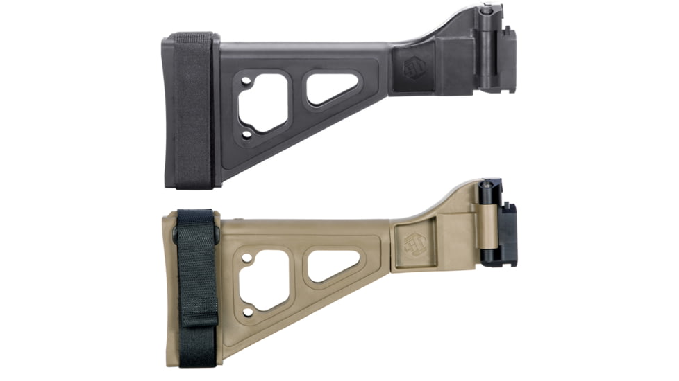 SB Tactical SBT Evo Pistol Stabilizing Brace, Black, Flat Dark Earth