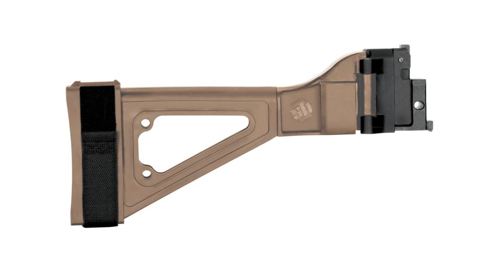 Open Box, Dealer Demo, SB Tactical SBT805 Pistol Stabilizing Brace W/CZ Adapter, Flat Dark Earth, SBT805-02-SB