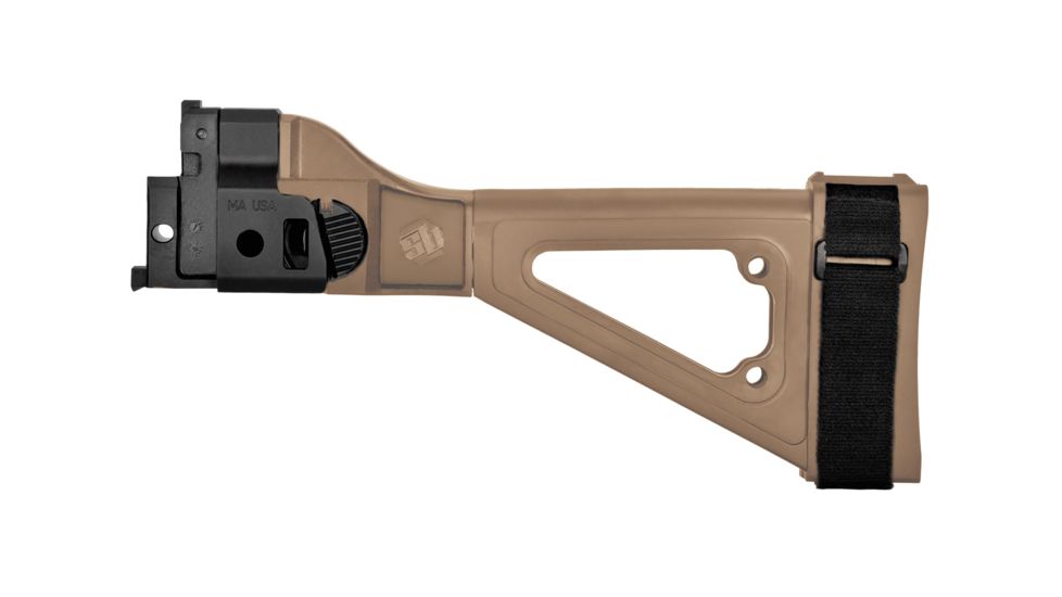 Open Box, Dealer Demo, SB Tactical SBT805 Pistol Stabilizing Brace W/CZ Adapter, Flat Dark Earth, SBT805-02-SB