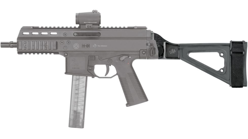 SB Tactical SBTI-01-SB Specialty Brace SBTi B&amp;T APC/HK UMP Elasto-Polymer Black