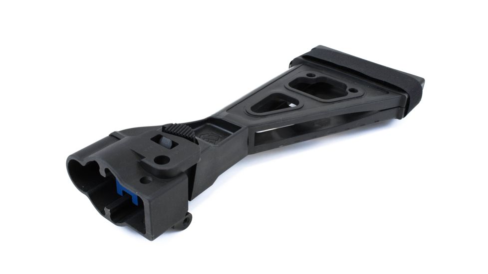 SB Tactical Side Folding Pistol Stabilizing Brace, Aluminum MP5 Adapter, QD, Black, SBT5A-01-SB