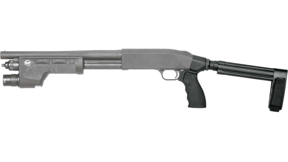 SB Tactical Stabilizing Brace kit for Mossberg 590 Shockwave, SBL, Black, 590-SBL-01-SB