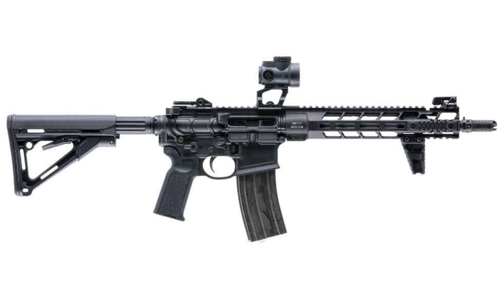 Scalarworks PEAK/02 Folding Iron Rear Sight, 1.57in, Black, SW2020