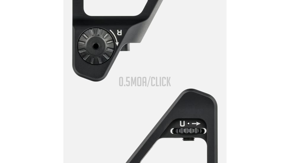 Scalarworks Peak Front Fixed Iron Sights, Black, SW1010