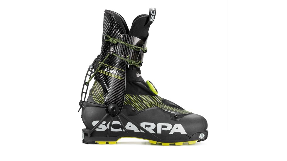 Scarpa Alien 1.0 Alpine Touring Boots, Carbon Black, 26, 12170/500.1-Cblk-26.0