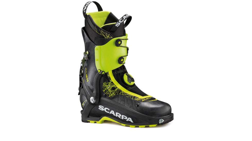 Scarpa Alien RS Alpine Touring Boot, Carbon Black, 27, 12168/500.1-Cblk-27.0