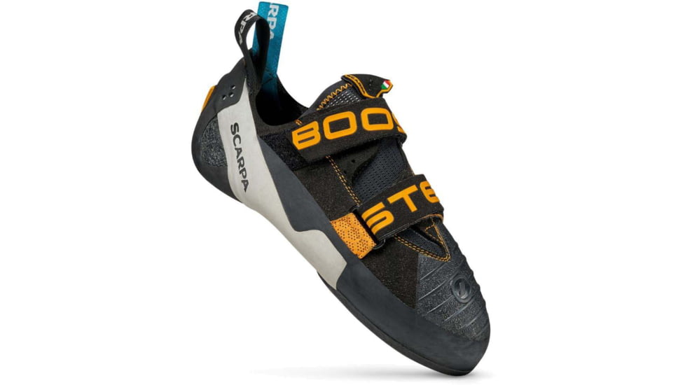 Scarpa Booster Climbing Shoes, Black/Orange, 44, 70060/000-BlkOrg-44