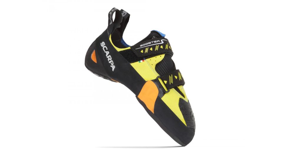 Scarpa Booster S Climbing Shoes - Mens, Black/Yellow, Medium, 40, 70012/000-BlkYel-40