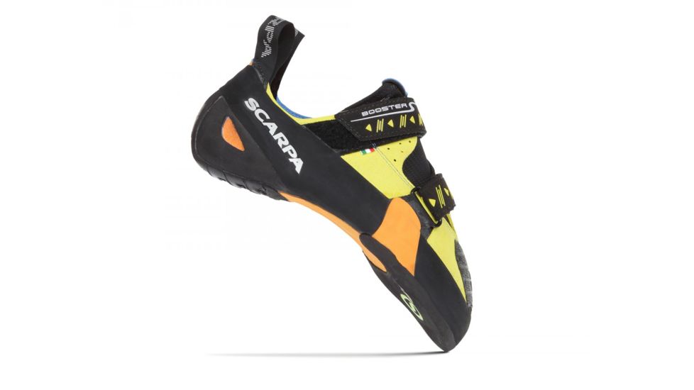 Scarpa Booster S Climbing Shoes - Mens, Black/Yellow, Medium, 40, 70012/000-BlkYel-40