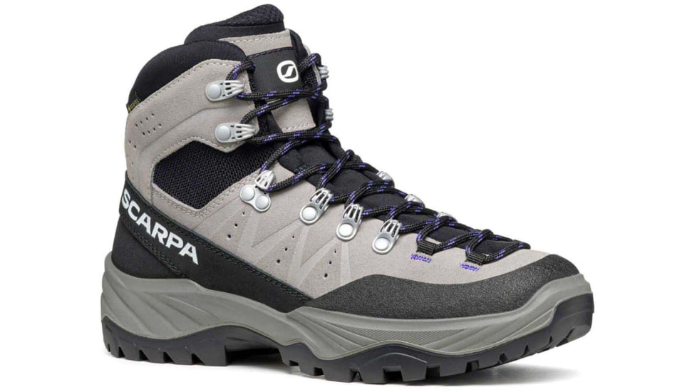 Scarpa Boreas GTX Hiking Shoes - Womens, Light Gray/Indigo, 36.5, 30023/202.4-LtgryInd-36.5
