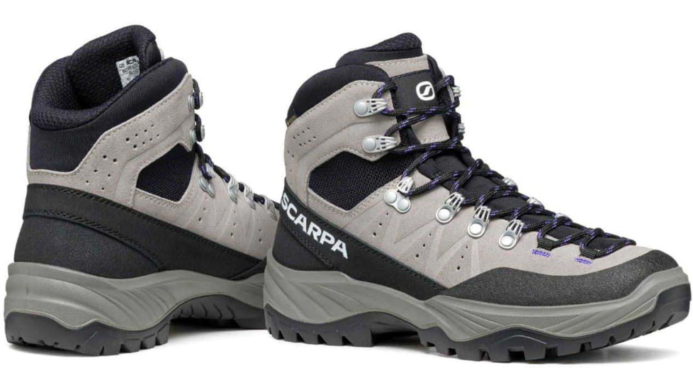 Scarpa Boreas GTX Hiking Shoes - Womens, Light Gray/Indigo, 36.5, 30023/202.4-LtgryInd-36.5