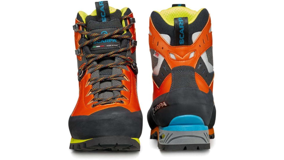 Scarpa Charmoz HD Mountaineering Shoes - Mens, Shark/Orange, 42.5, 71052/250-SrkOrg-42.5