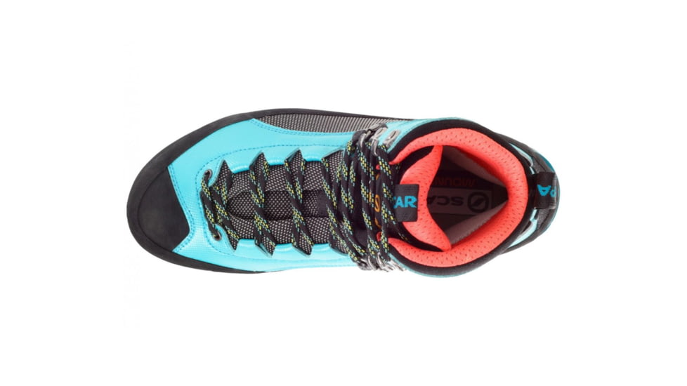 Scarpa Charmoz Mountaineering Boots - Womens, Shark/Maldive, Medium, 37, 71051/252.1-SrkMal-37