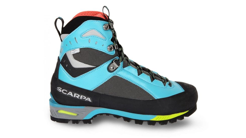 Scarpa Charmoz Mountaineering Boots - Womens, Shark/Maldive, Medium, 37, 71051/252.1-SrkMal-37