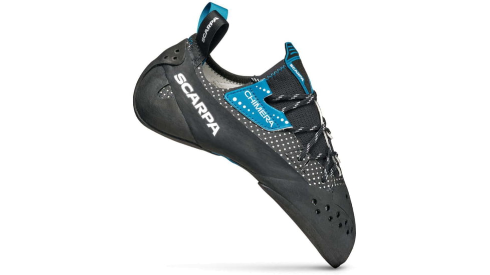 Scarpa Chimera Climbing Shoes, Black/Azure, 36, 70073/000-BlkAzr-36