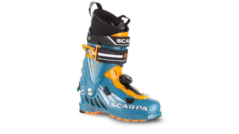 Scarpa F1 Alpine Touring Boot - Mens, Anthracite/Pagoda Blue, 29, 12166/501.2-AntBlu-29.0