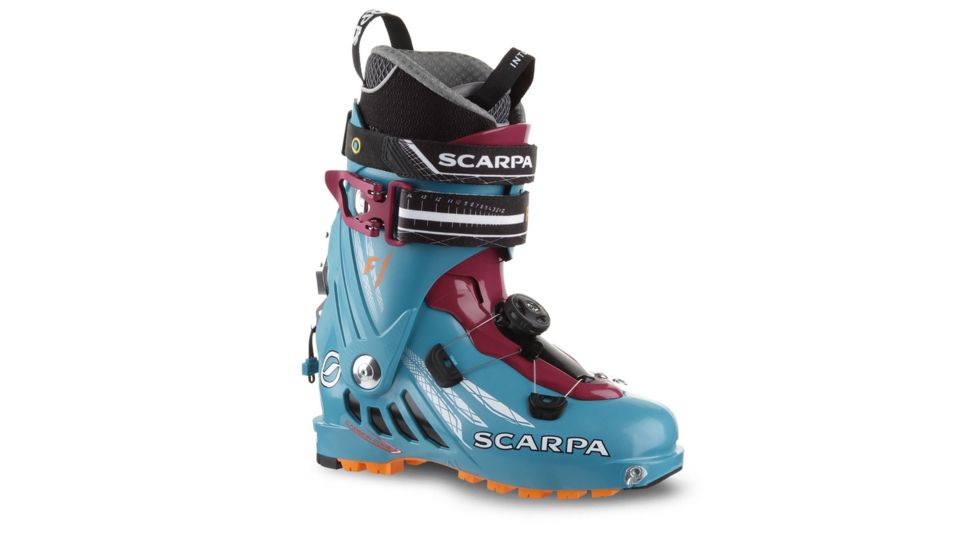Scarpa F1 Alpine Touring Boot - Womens, Anthracite/Lagoon, 21.5, 12166/502.2-AntLag-21.5