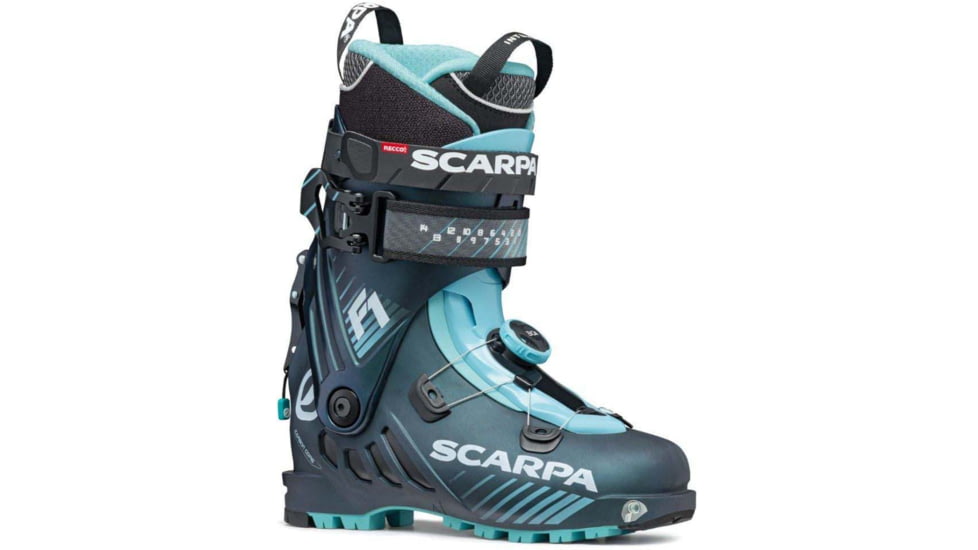 Scarpa F1 Boots - Womens, Anthracite/Aqua, 25, 12173/502.1-AntAqua-25.0