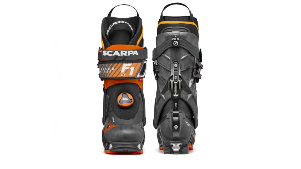 Scarpa F1 LT Alpine Touring Boot, Carbon/Orange, 29, 12172/500.1-CbnOrg-29.0