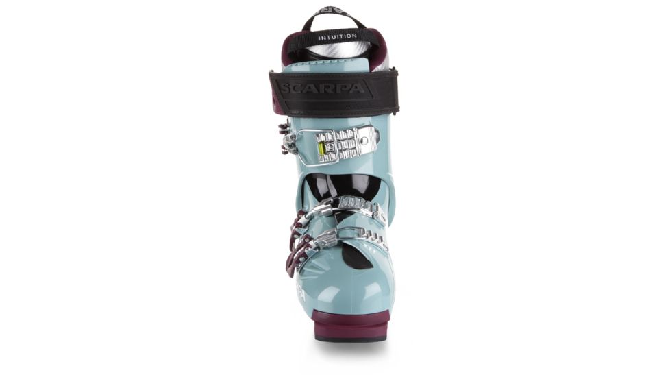 Scarpa Freedom 100 Ski Boot - Womens, Mineral Blue/Purple, 23, 12011/502.1-MnblPur-23.0