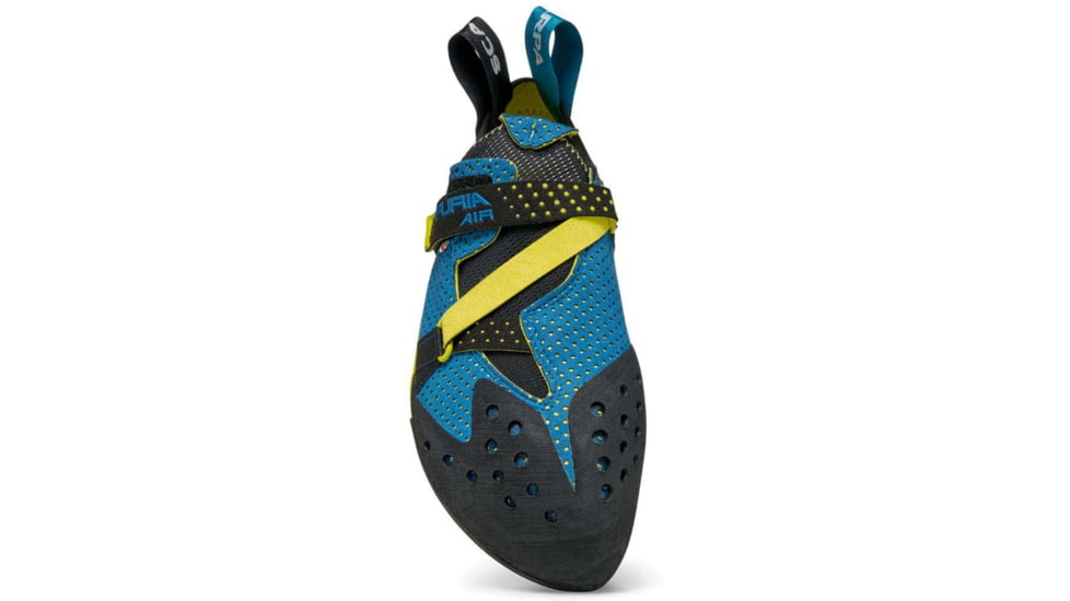 Scarpa Furia Air Climbing Shoes, Baltic Blue/Yellow, 42.5, 70059/000-BbluYel-42.5