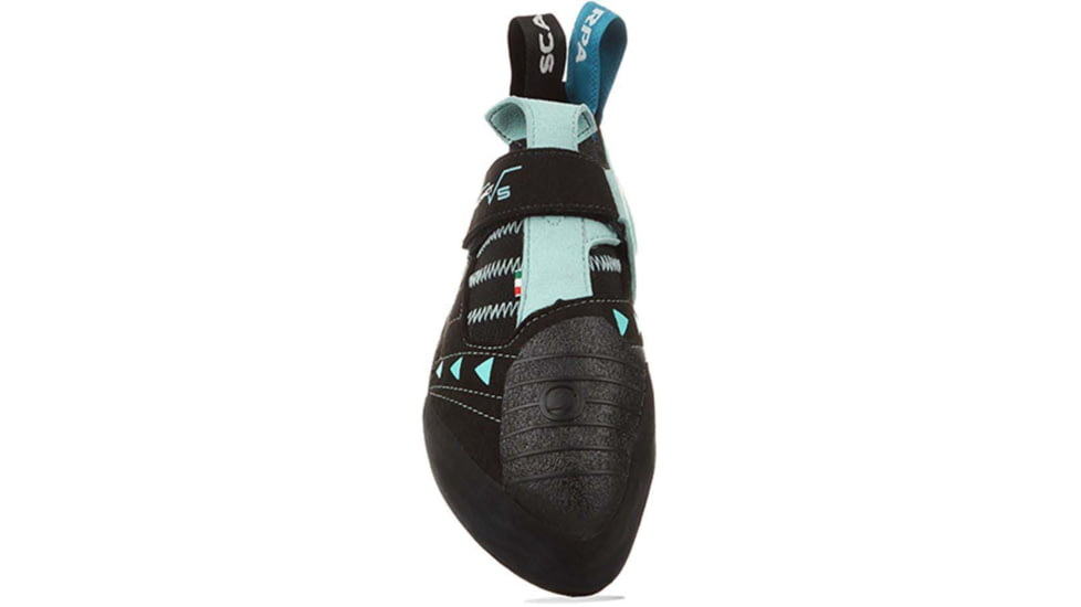 Scarpa Instinct VS Climbing Shoes - Womens, Black/Aqua, 37.5, 70013/002-BlkAqua-37.5