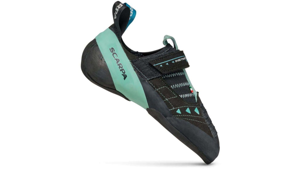 Scarpa Scarpa Instinct VS Climbing Shoes - Women's, Black/Aqua, 37.5, 70013/002-BlkAqua-37.5