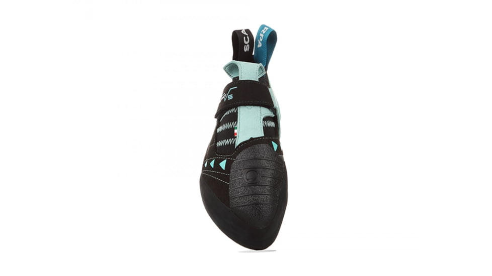 Scarpa Instinct VS Climbing Shoes - Womens, Black/Aqua, Medium, 34.5, 70013/002-BlkAqua-34.5
