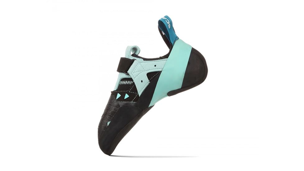 Scarpa Instinct VS Climbing Shoes - Womens, Black/Aqua, Medium, 34.5, 70013/002-BlkAqua-34.5
