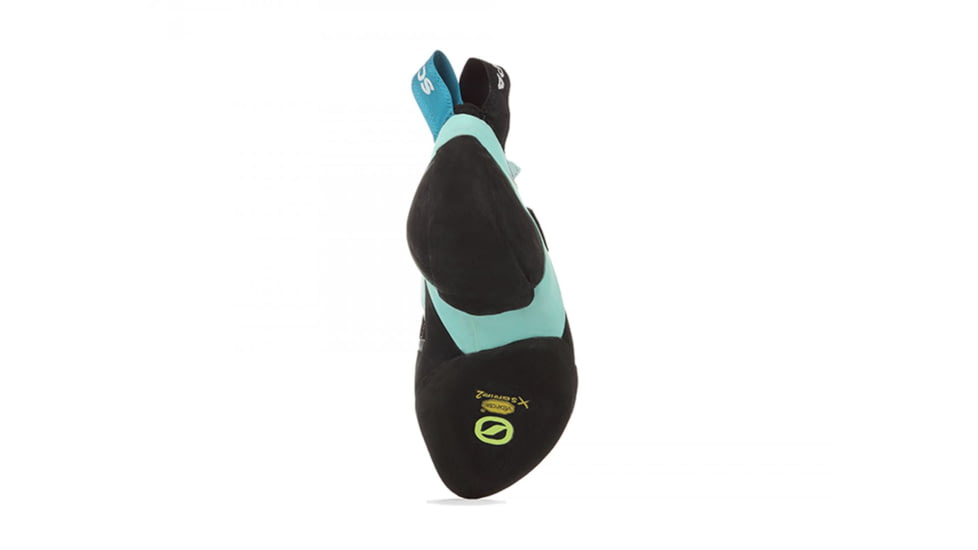 Scarpa Instinct VS Climbing Shoes - Womens, Black/Aqua, Medium, 34.5, 70013/002-BlkAqua-34.5