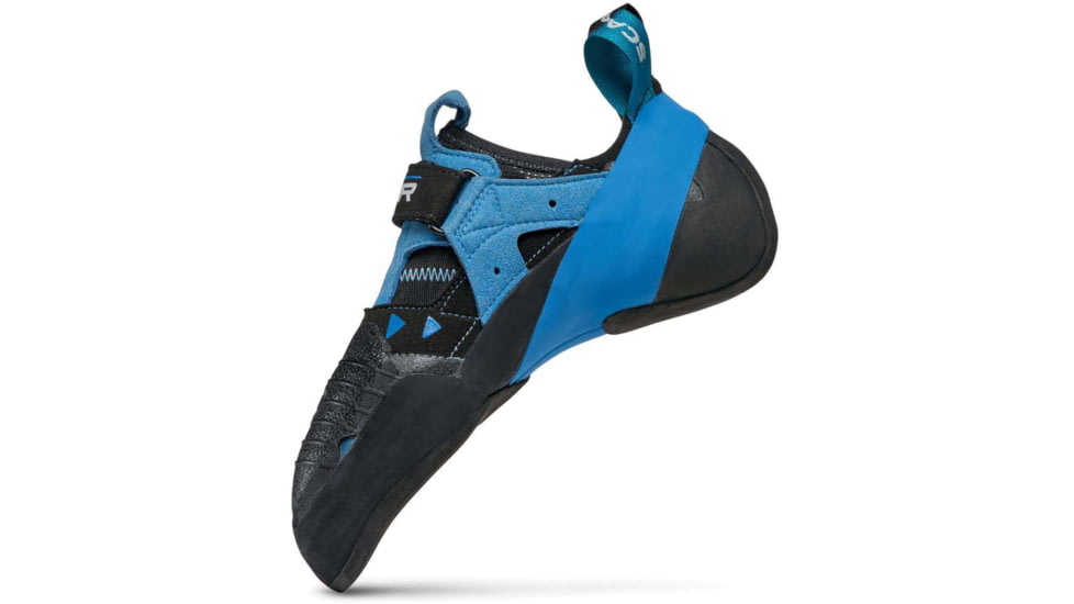 Scarpa Instinct VSR Climbing Shoes, Black/Azure, 38, 70015/000-BlkAzr-38