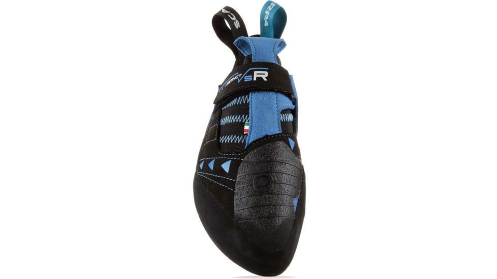 Scarpa Instinct VSR Climbing Shoes, Black/Azure, 38, 70015/000-BlkAzr-38