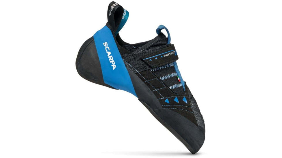Scarpa Scarpa Instinct VSR Climbing Shoes, Black/Azure, 38, 70015/000-BlkAzr-38