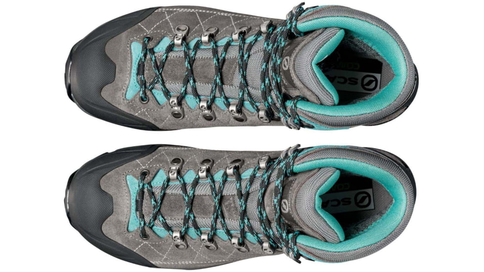 Scarpa Kailash Trek GTX Backpacking Boots - Womens, Smoke/Lagoon, Medium, 36, 61056/202-SmkLag-36