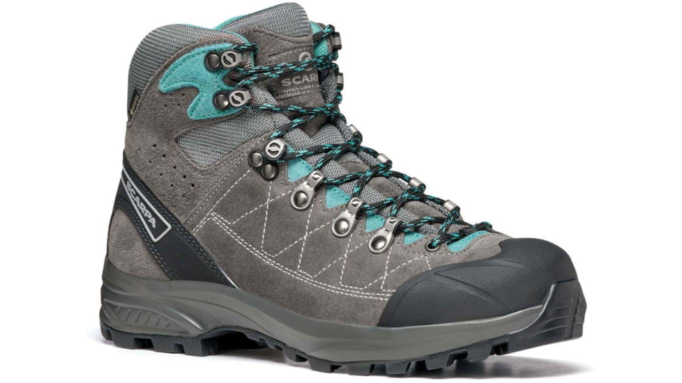 Scarpa Kailash Trek GTX Backpacking Boots - Womens, Smoke/Lagoon, Medium, 36, 61056/202-SmkLag-36