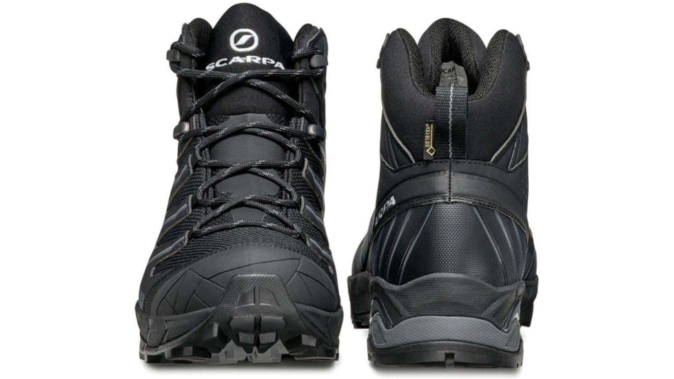 Scarpa Maverick Mid GTX Hiking Shoes - Mens, Black/Grey, 44.5, 63090/200-BlkGry-44.5