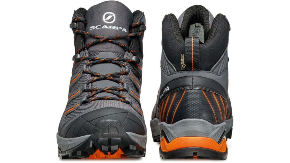 Scarpa Maverick Mid GTX Hiking Shoes - Mens, Iron Grey/Orange, 44.5, 63090/200-IgryOrg-44.5
