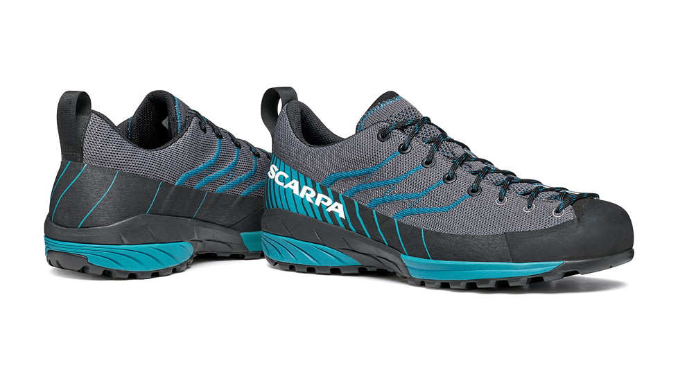 Scarpa Mescalito KN Climbing Shoes - Mens, Grey/Lake Blue, 43, 72111-350-GryLblu-43