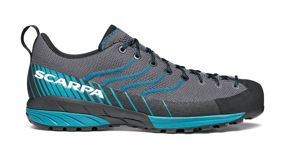 Scarpa Mescalito KN Climbing Shoes - Mens, Grey/Lake Blue, 43, 72111-350-GryLblu-43