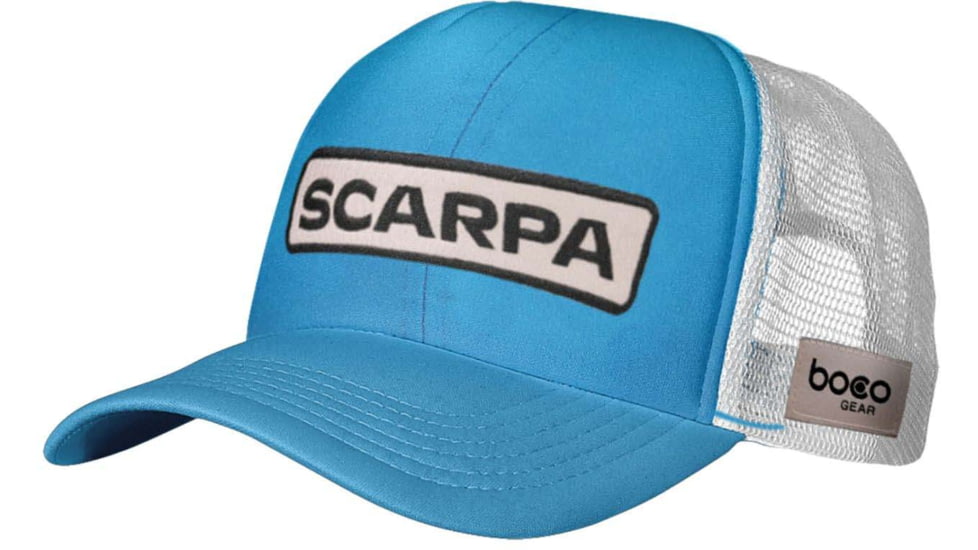 Scarpa Patch Trucker Hat, Azure, One Size, SGEAR.PATCHTRUCK22-Azr-OS