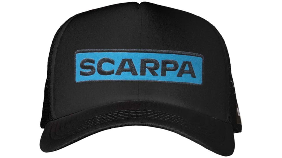 Scarpa Patch Trucker Hat, Black, One Size, SGEAR.PATCHTRUCK22-Blk-OS