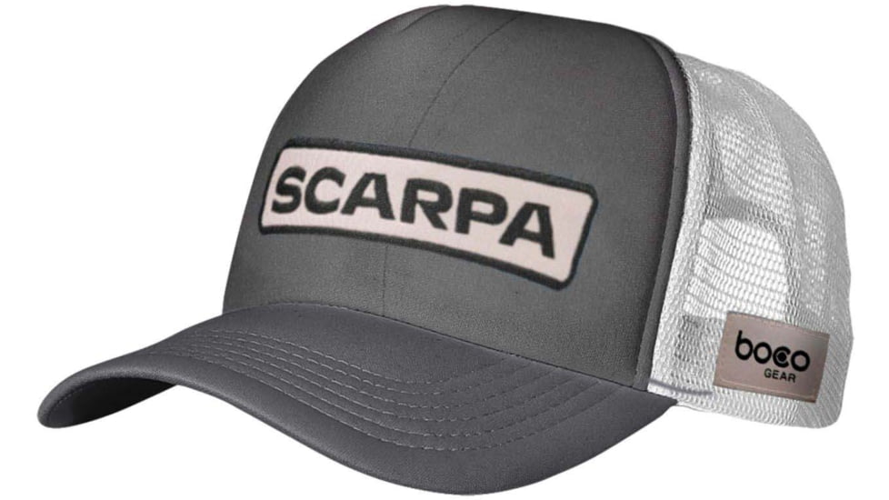 Scarpa Patch Trucker Hat, Grey, One Size, SGEAR.PATCHTRUCK22-Gry-OS
