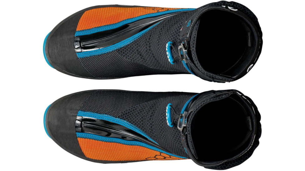 Scarpa Phantom 6000 Mountaineering Boots, Black/Orange, 42, 87408/500-BlkOrg-42