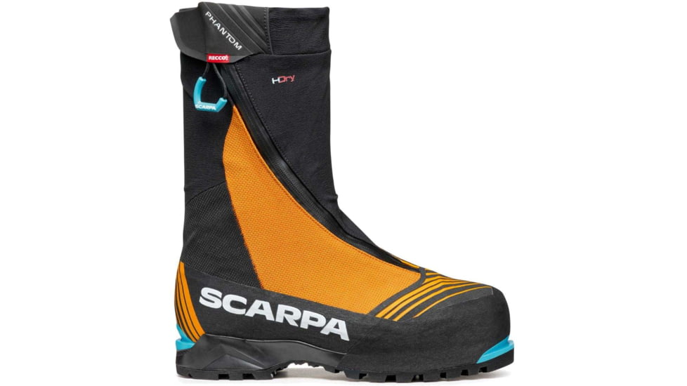 Scarpa Phantom 6000 Mountaineering Boots, Black/Orange, 39, 87409/500-BlkOrg-39