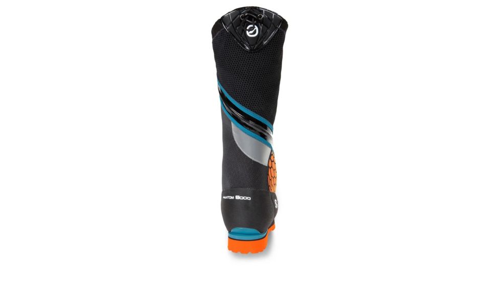 Scarpa Phantom 8000 Mountaineering Boot, Black/Orange, 40, 87400/500-BlkOrg-40