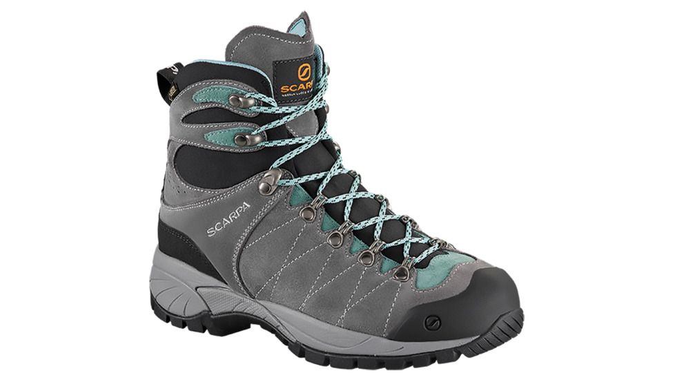 Scarpa R-Evolution GTX Backpacking Boot - Women's, Smoke/Jade, 37 EU, 60266/202-SmkJad-37