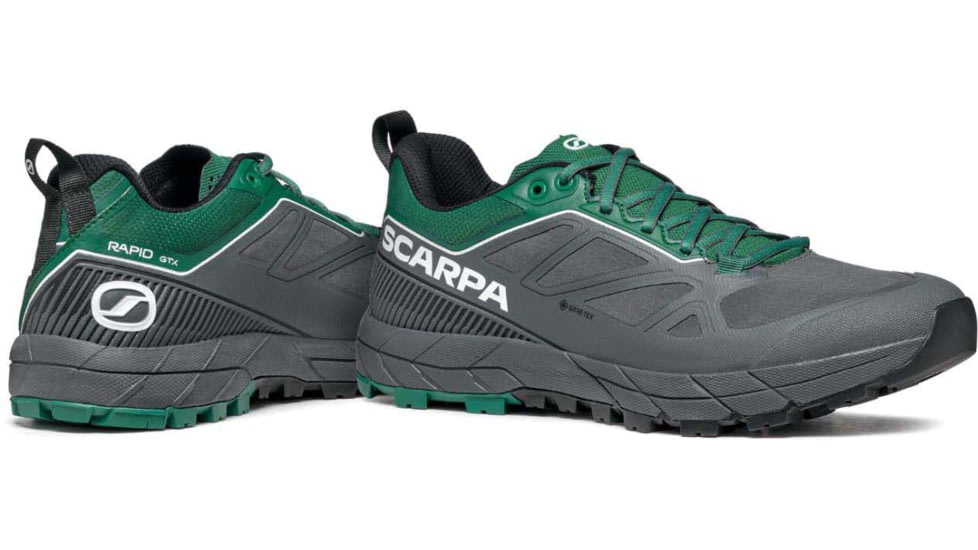 Scarpa Rapid GTX Shoes - Mens, Anthracite/Alpine Green, 44, 72701/200-AntAlgrn-44