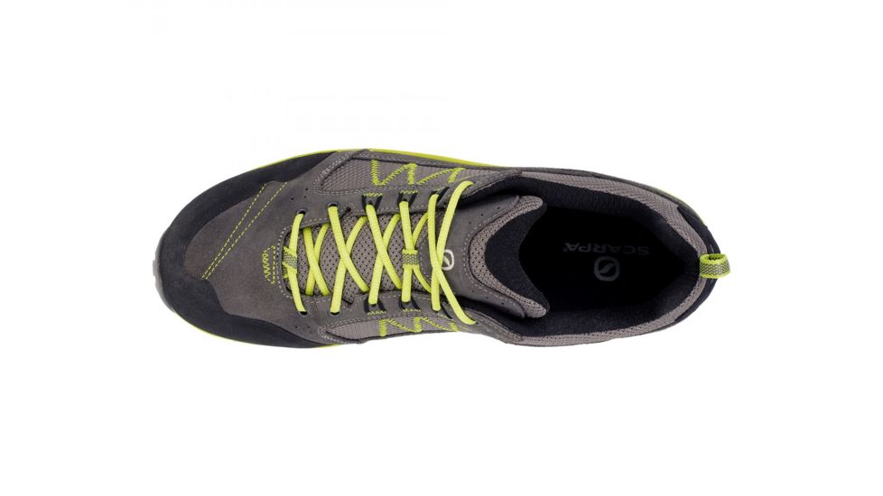 Scarpa Rapid Trail Running Shoes - Mens, Dark Grey/Green, Medium, 43, 33355/350-DkgryGrn-43