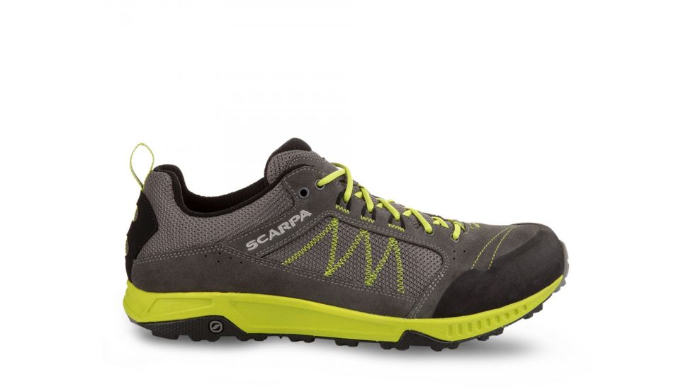 Scarpa Rapid Trail Running Shoes - Mens, Dark Grey/Green, Medium, 43, 33355/350-DkgryGrn-43