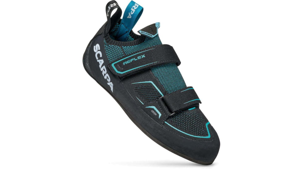 Scarpa Reflex V Climbing Shoes - Womens, Black/Ceramic, 38.5, 70067/002-BlkCer-38.5